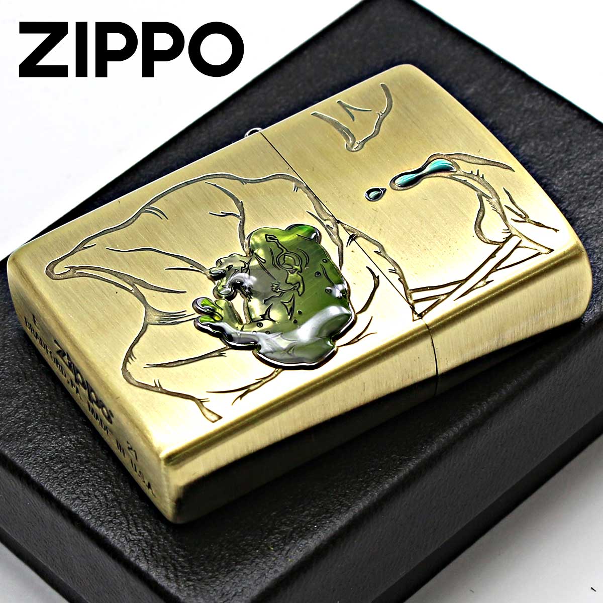 Zippo ジッポー 蛙 かえる 真鍮古美 63430298