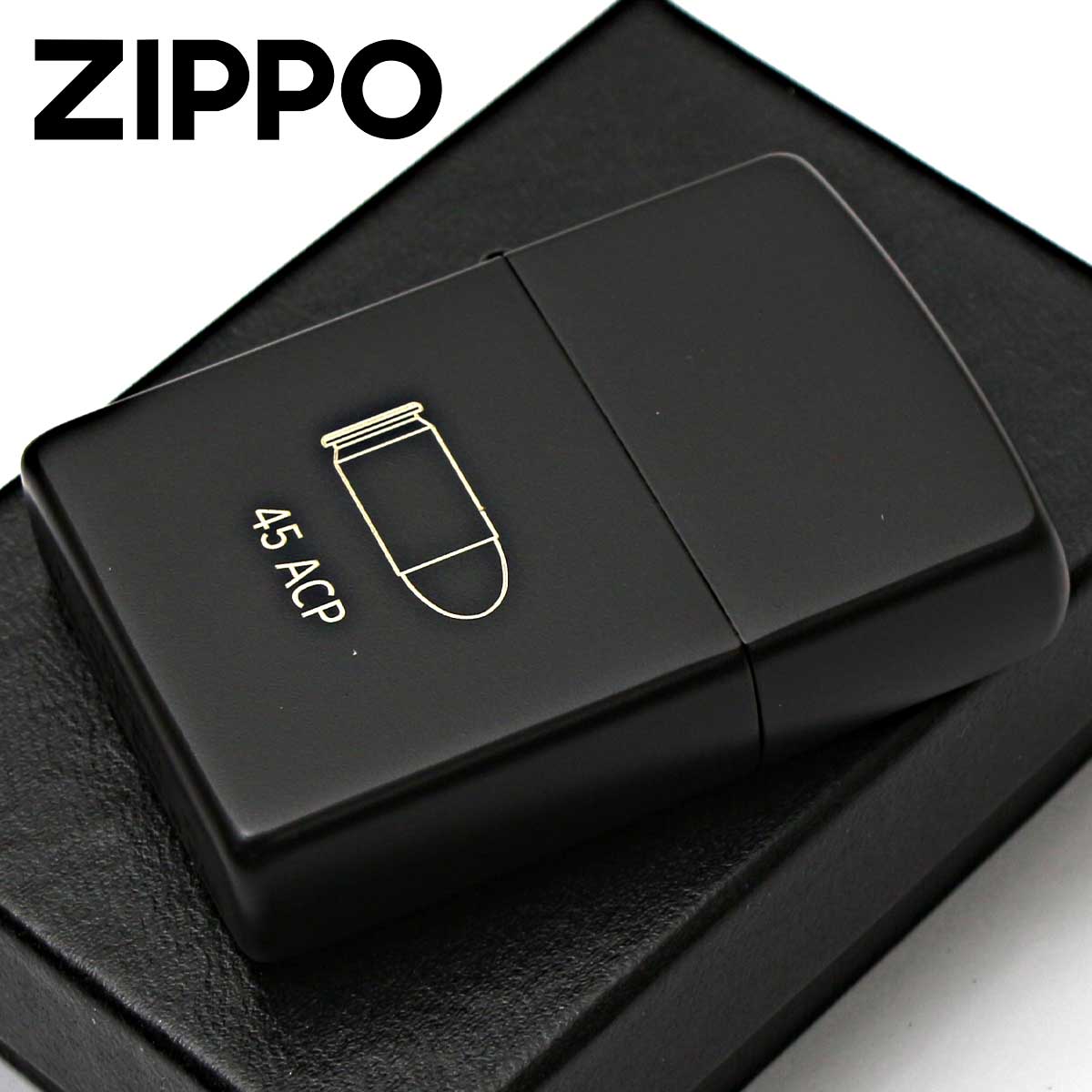 Zippo ジッポー 弾薬 45ACP ブラック セラコート ビュレット 63470598
