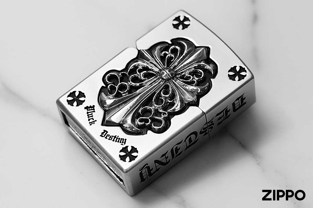 Zippo ジッポー クロス 十字架 フルメタル ジャケット シルバー Full Metal Jacket CROSS 2FMJN-CRS20