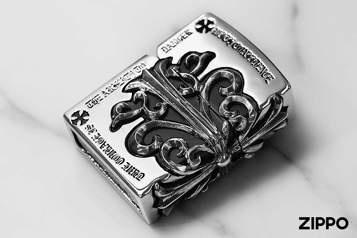 Zippo ジッポー クロス 十字架 フルメタル ジャケット 3面連続 シルバー Full Metal Jacket CROSS 2FMJ-SIDECRSS20