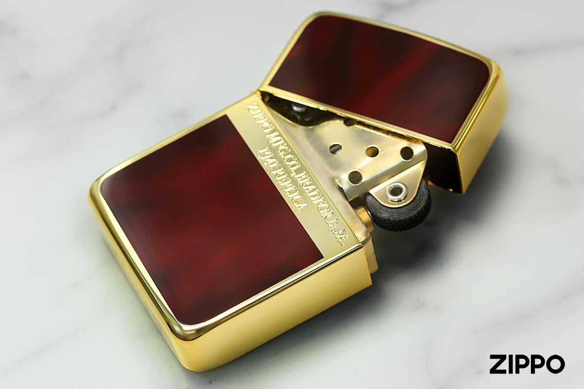 Zippo ジッポー 1941レプリカ マーブル 大理石調 ゴールド ブラウン Gold Brown 41GD-BWM
