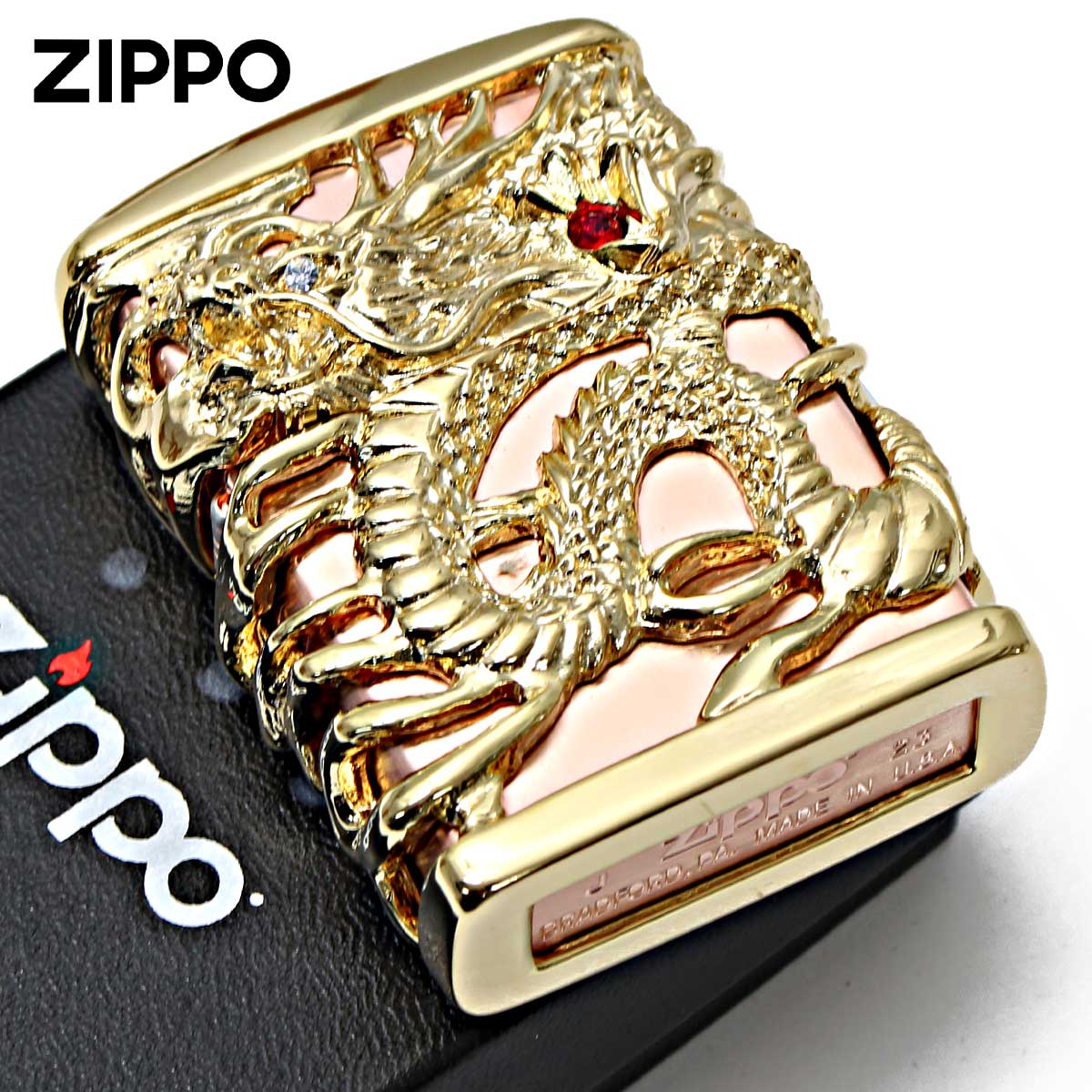 Zippo ジッポー フルメタル ジャケット 天龍 ドラゴン 一 TR-PAU