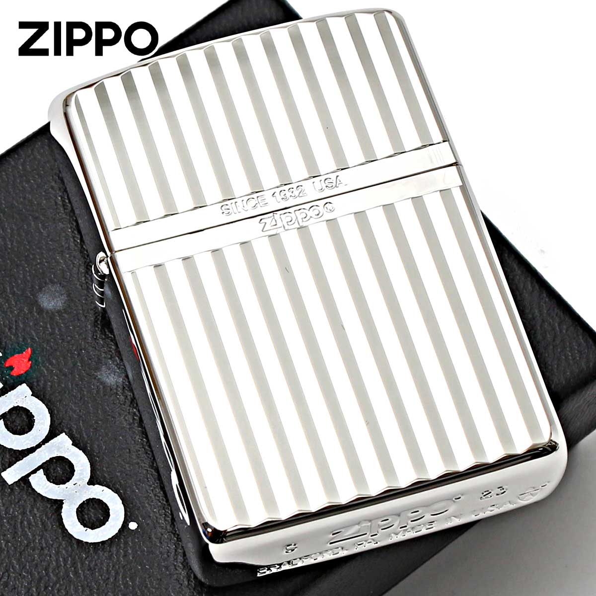 Zippo ジッポー アーマー スタンダード デザイン シルバー ダイヤカット ARMOR STANDARD DESIGN 16SD-DA