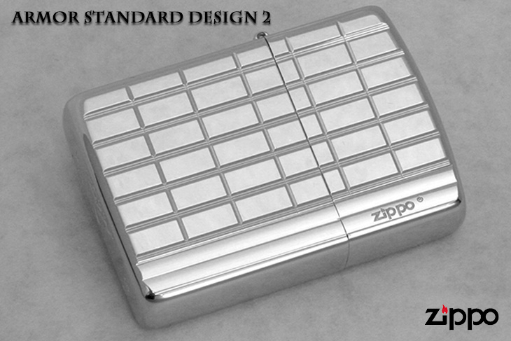 Zippo ジッポー ARMOR STANDARD DESIGN2 16SD2-PB（B） メール便可