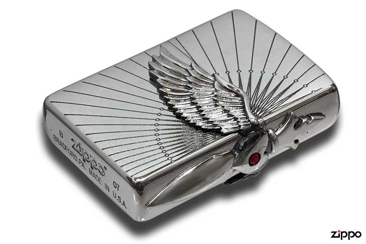 Zippo ジッポー Heart Wing Metal ハートウイングメタル 20HWR-R
