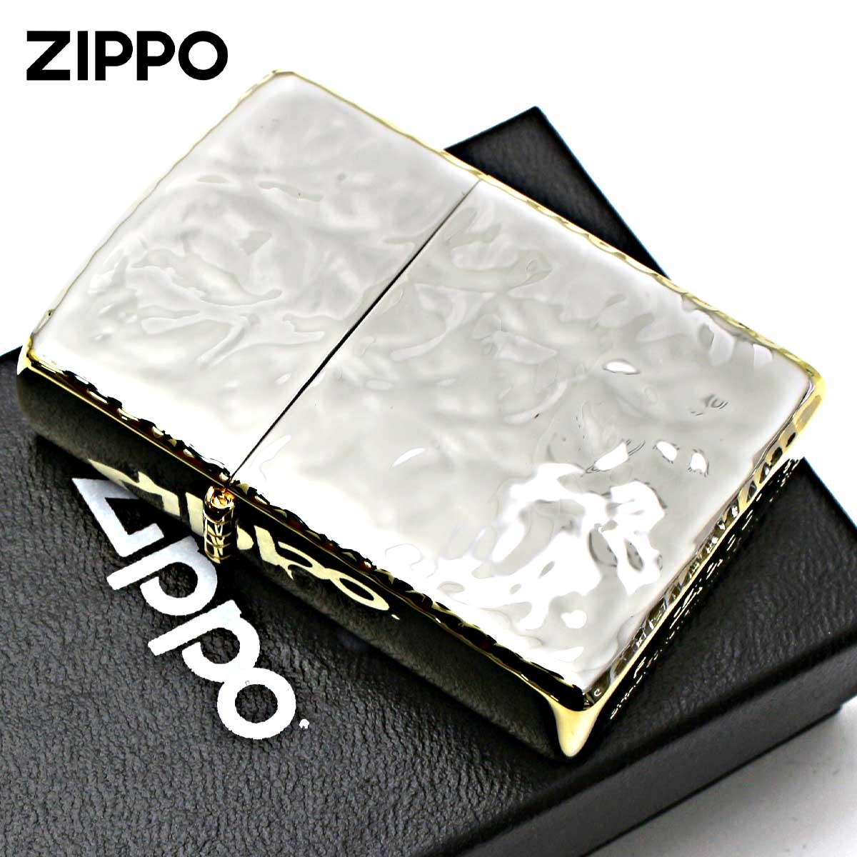 Zippo ジッポー ロイヤル カット ゴールド 鏡面 ポリッシュ Roial Cut RY-SGP メール便可