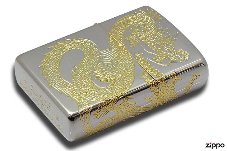 Zippo ジッポー Dragon&Phoenix 龍 鳳凰 20DH3-SG メール便可