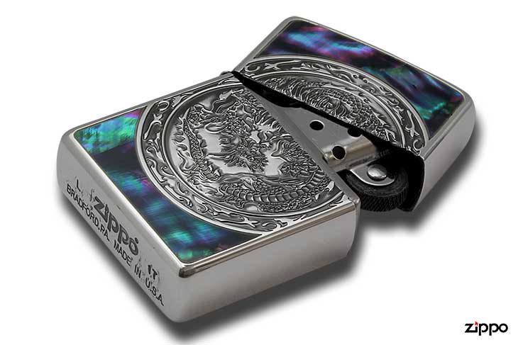 Zippo ジッポー Dragon Shellfish ドラゴンシェル 2SV-DRSF メール便可