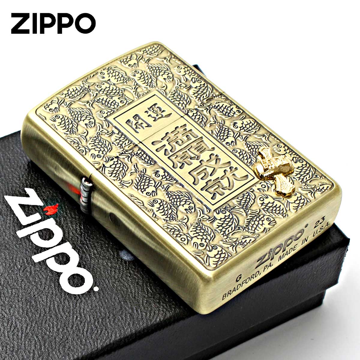 Zippo ジッポー 開運 ラッキー 幸運 打ち出の小槌 KU-BS メール便可