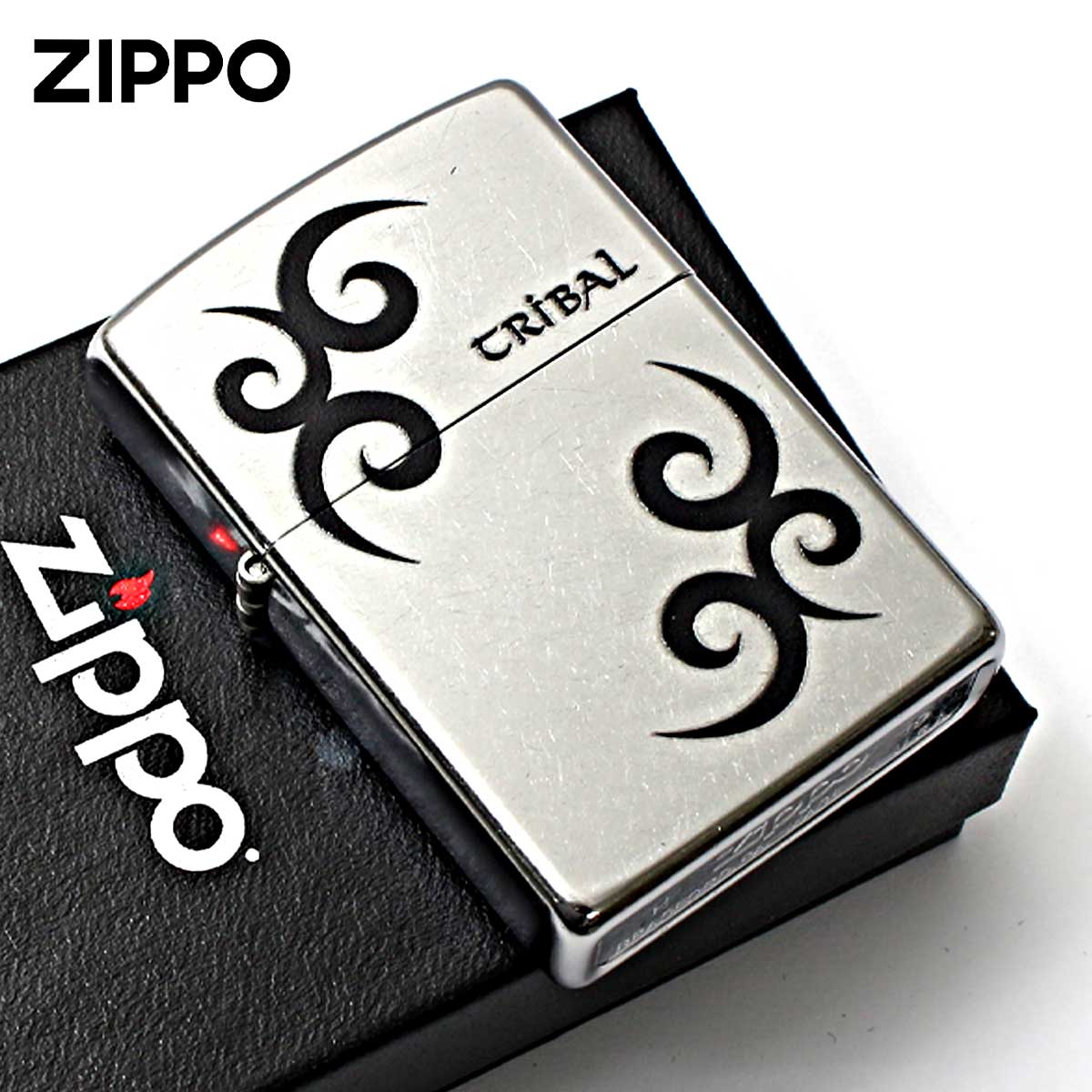 Zippo ジッポー トライバル タトゥー アメリカ加工 Processing in USA TRIBAL Z207-411696 メール便可