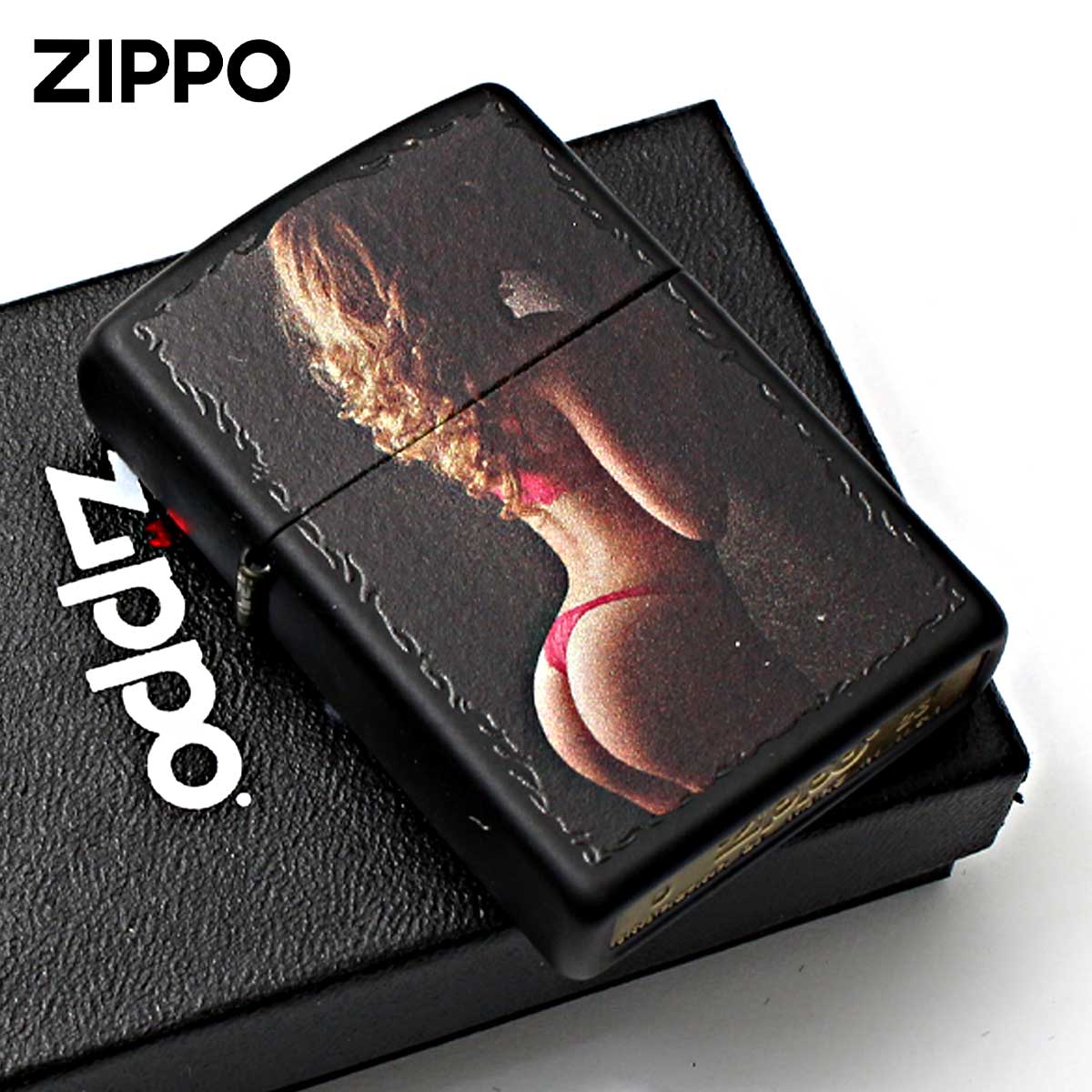 Zippo ジッポー セクシー ガール レッド ランジェリー レディ SEXY GIRL Red Lingerie Lady Z218-098035 メール便可