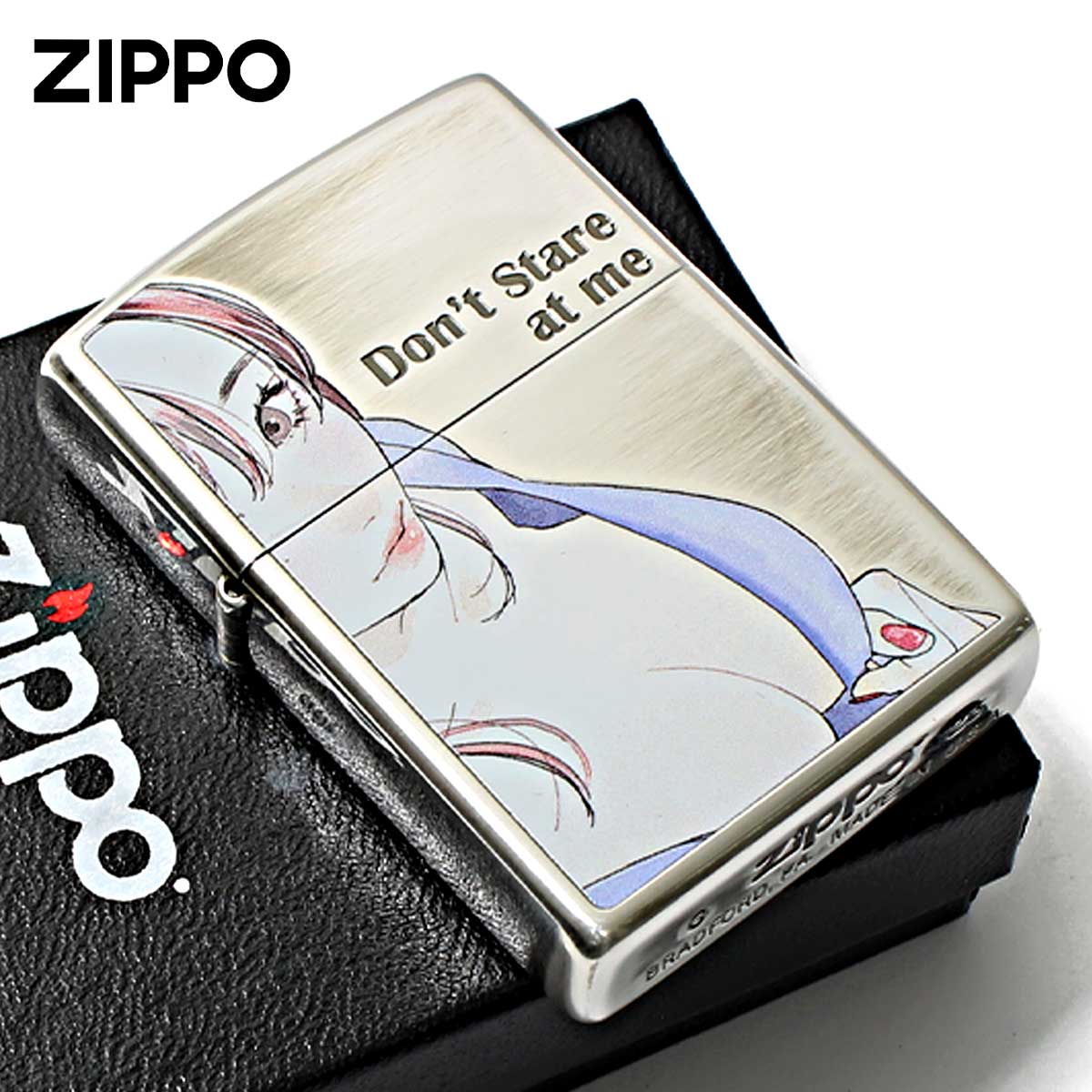 Zippo ジッポー 萌え ガール MOE Girl セクシー ブルー MS-KA メール便可