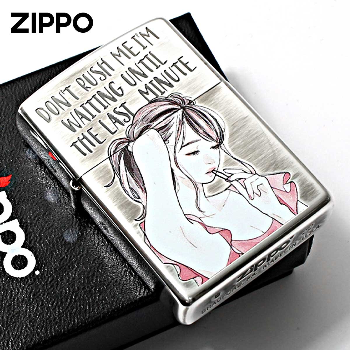 Zippo ジッポー 萌え ガール MOE Girl セクシー レッド MS-KC メール便可