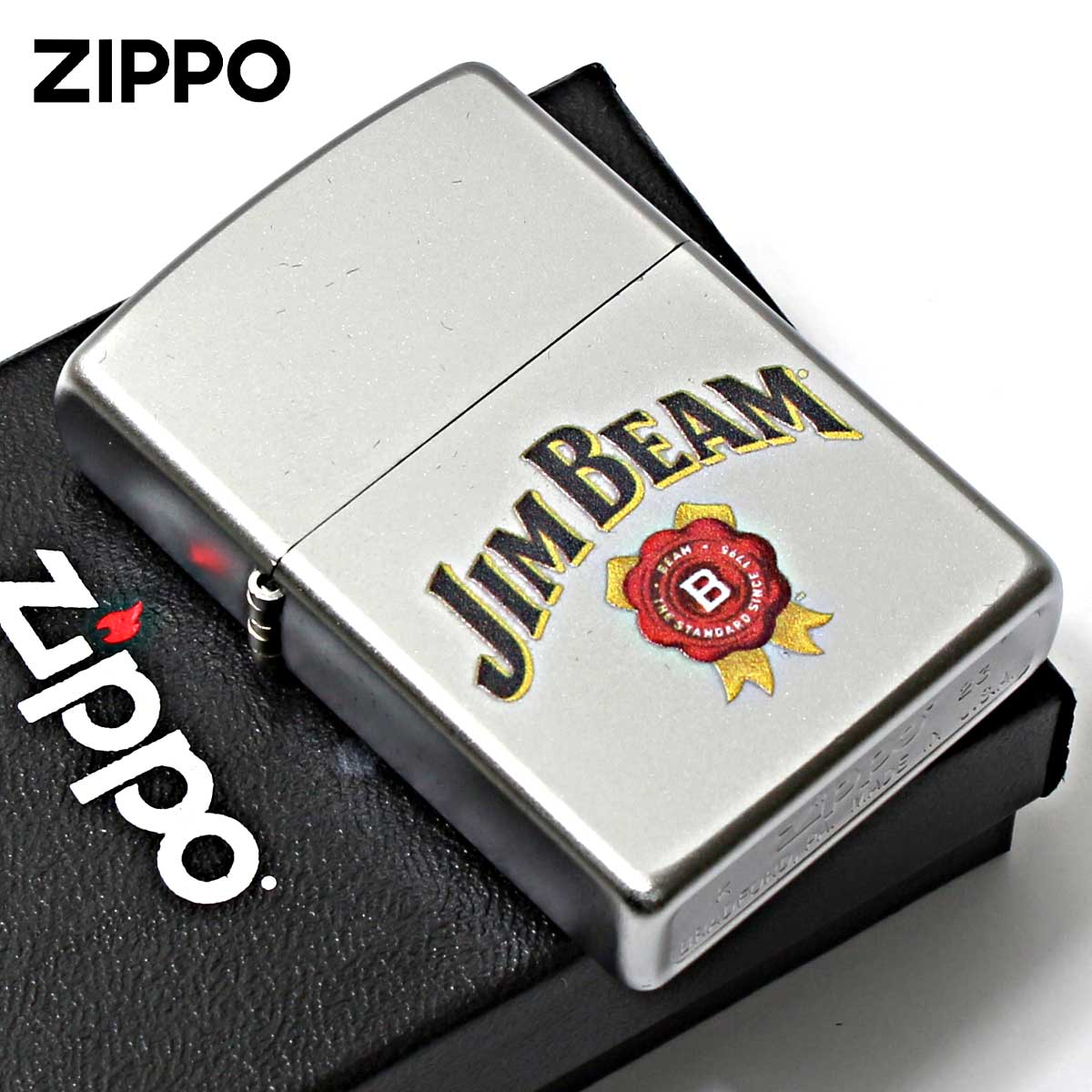 Zippo ジッポー ジムビーム ロゴ 酒 Jim Beam Logo Z205-104646 メール便可