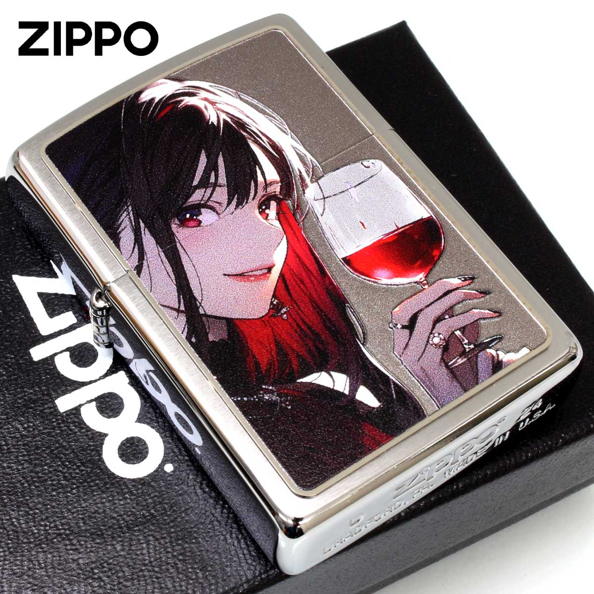 Zippo ジッポー セクシー ガール ドリンク Sexy Drinking Girl ワイン SO-KA メール便可