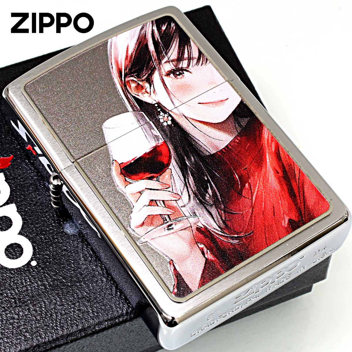 Zippo ジッポー セクシー ガール ドリンク Sexy Drinking Girl ワイン SO-KB メール便可
