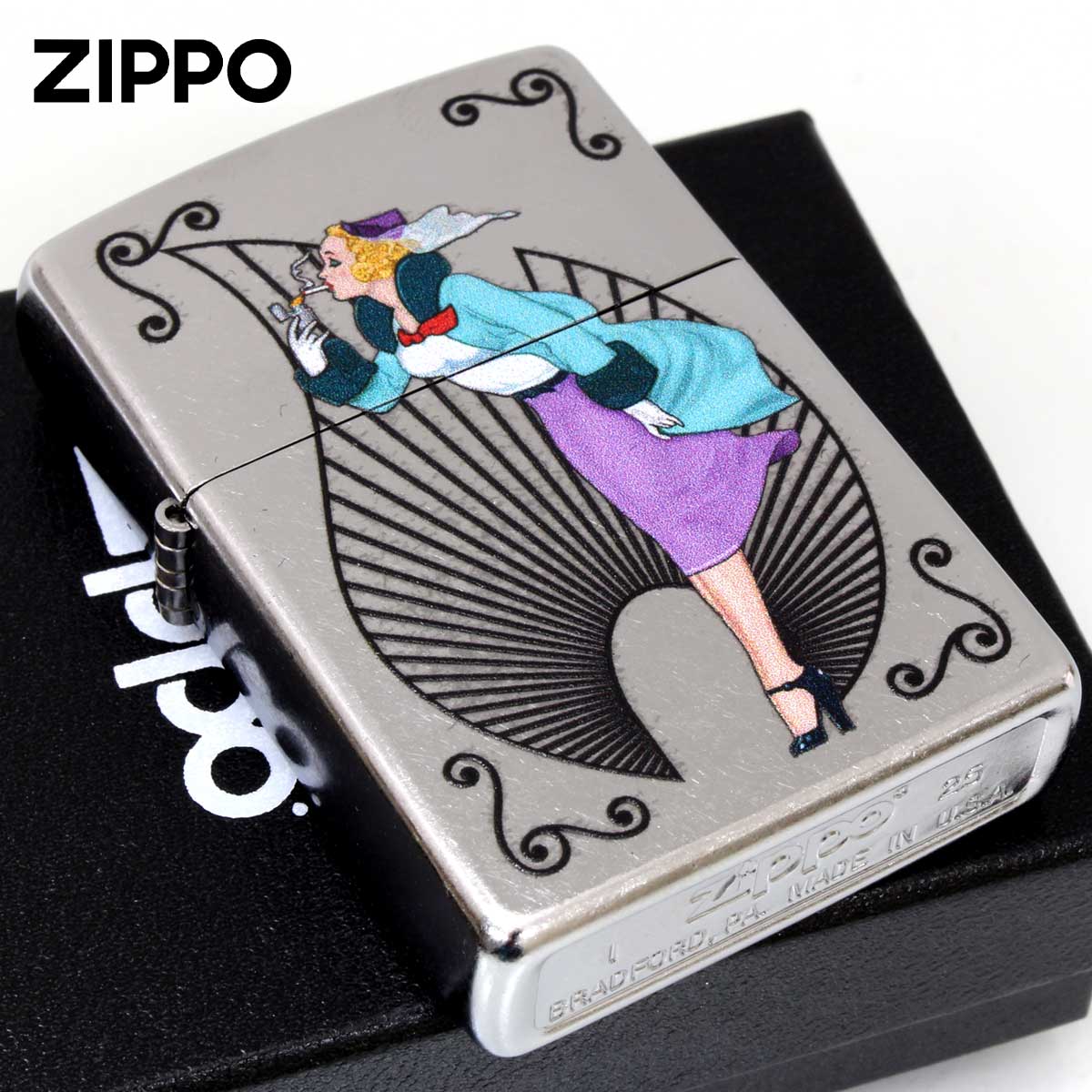 Zippo ジッポー Windy Flame ウインディ アイコンフレイム Z207-125614 メール便可