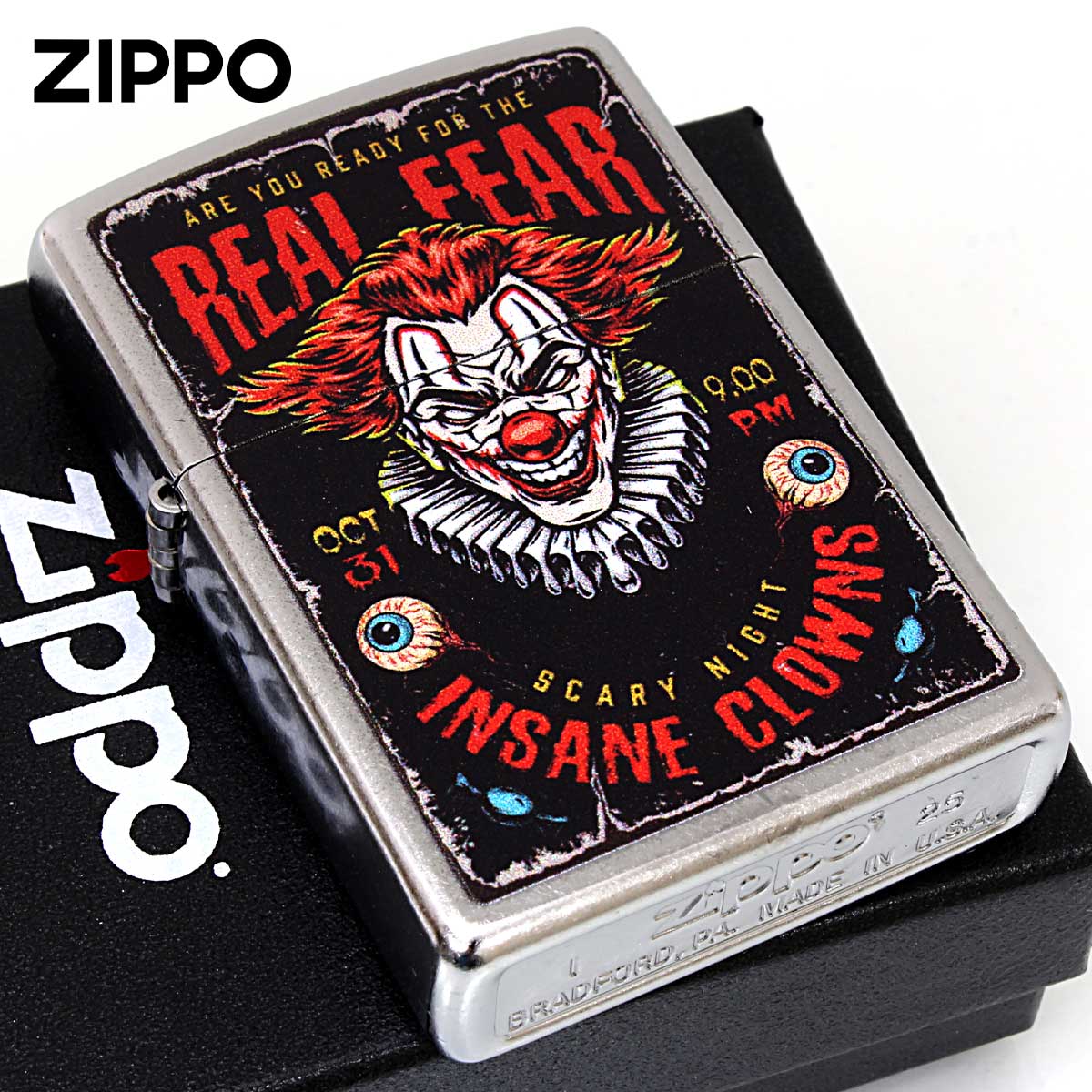 Zippo ジッポー INSANE CLOWNS オールドポスター風 Z207-125618 メール便可