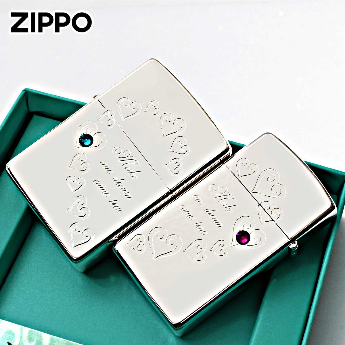 Zippo ジッポー ペア ハートフル ペアセット Heart Full Pair Set A HFPR-ASP