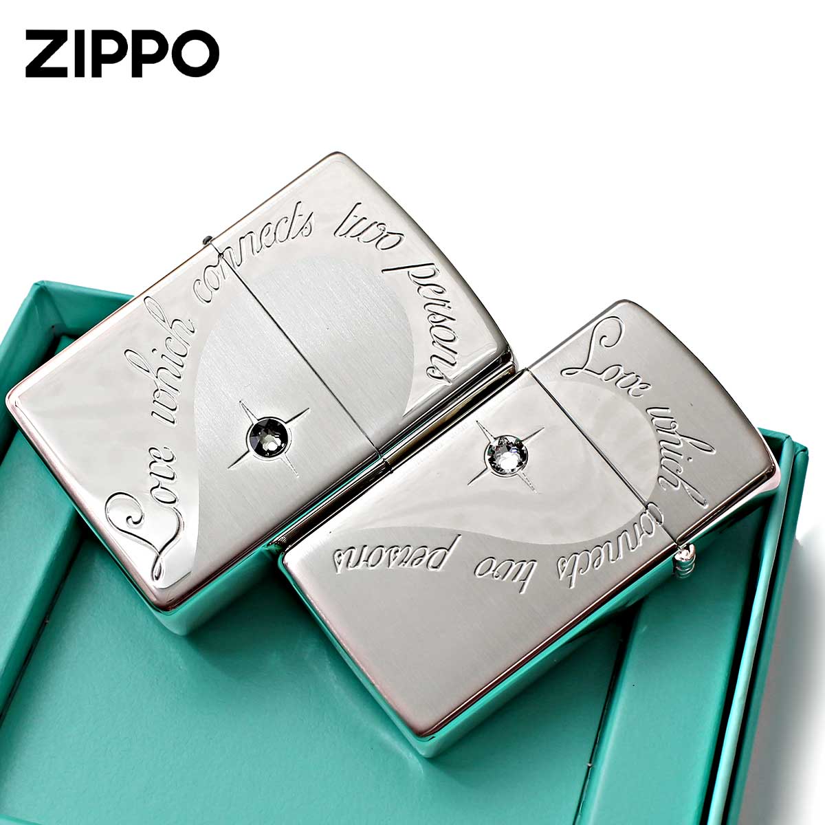 Zippo ジッポー ペア ロマンティックハート ペアセット Romantic Heart Pair Set RHPR-SSP