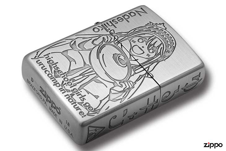 Zippo ジッポー ゆるキャン△ キャラ アニメ 漫画 オフィシャルライセンス品 B なでしこ・リン