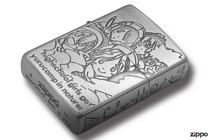 Zippo ジッポー ゆるキャン△ キャラ アニメ 漫画 オフィシャルライセンス品 C 野クル
