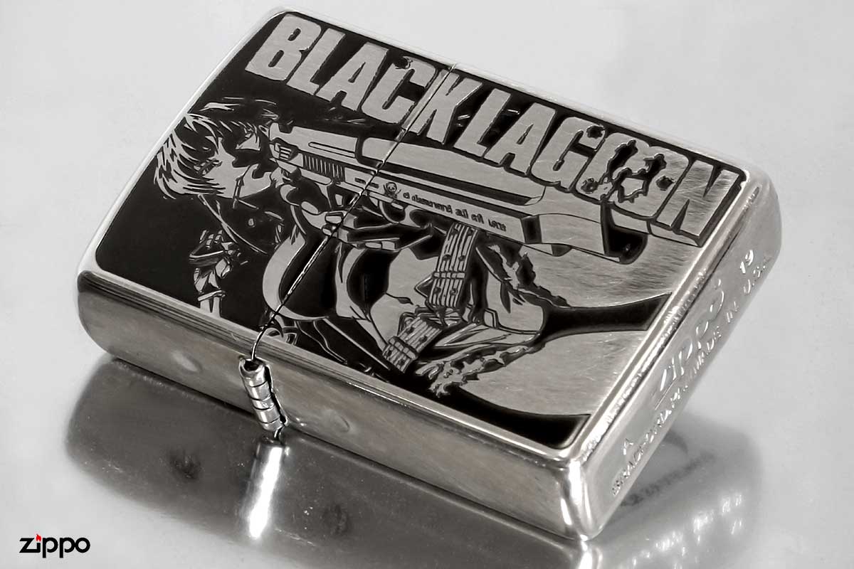 Zippo ジッポー ブラックラグーン キャラ アニメ 漫画 月刊サンデージェネックス BLACK LAGOON Ver.2 オフィシャルライセンス品 A柄 レヴィ