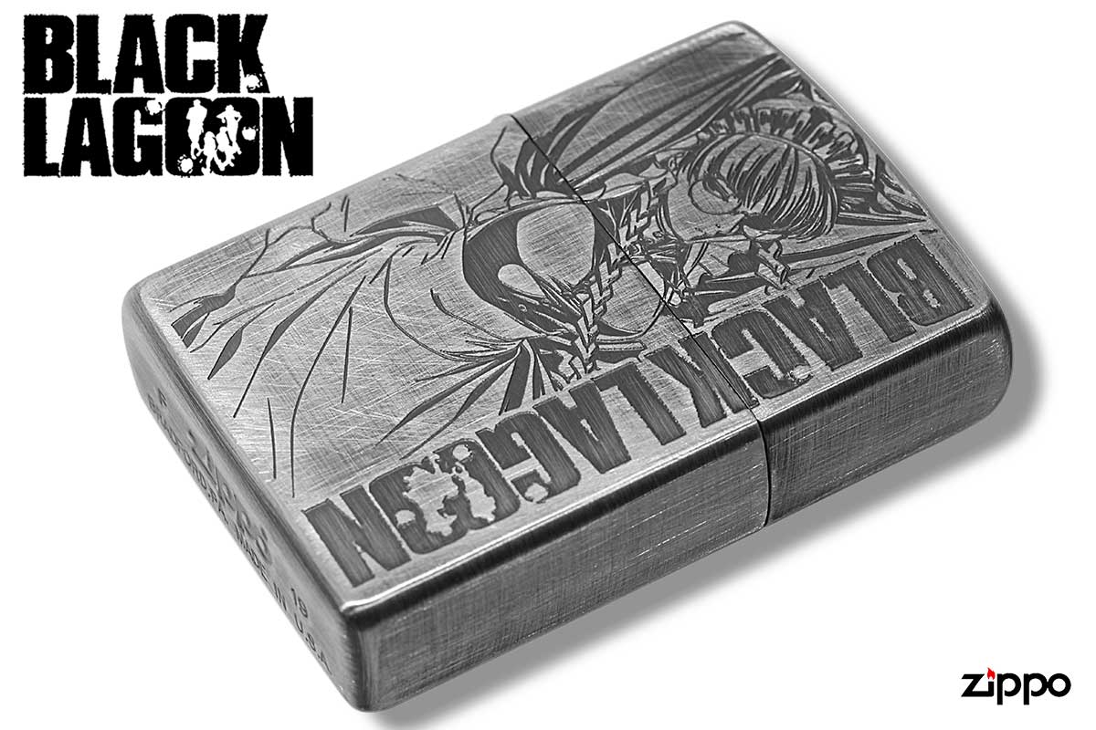 Zippo ジッポー ブラックラグーン キャラ アニメ 漫画 月刊サンデージェネックス BLACK LAGOON オフィシャルライセンス品 ロベルタ
