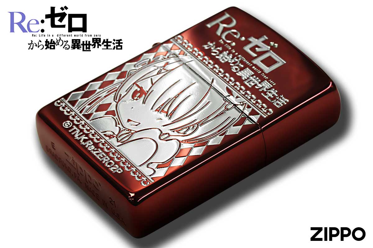 Zippo ジッポー リゼロ Re:ゼロから始める異世界生活 キャラ アニメ パチンコ パチスロ オフィシャルライセンス品 Red ラム