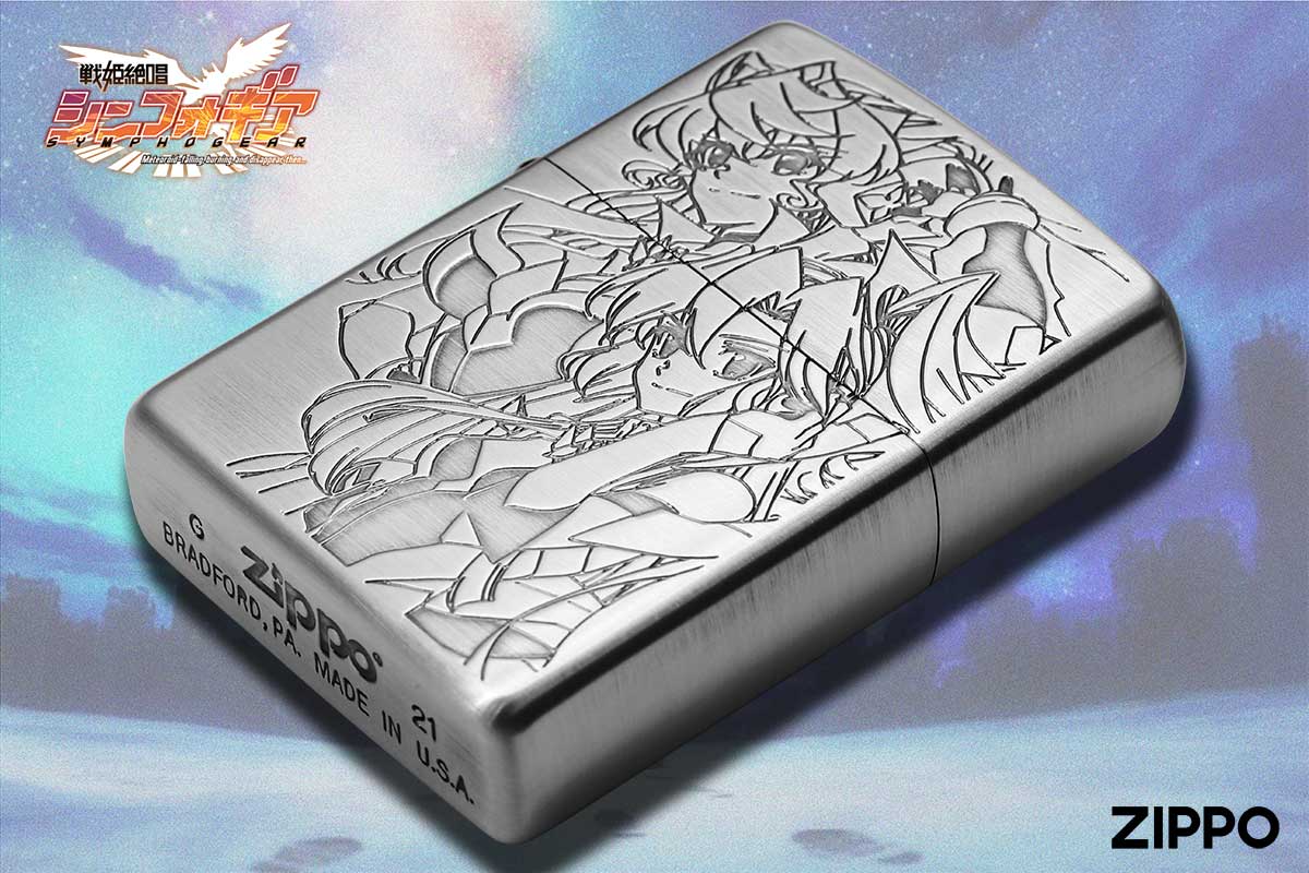 Zippo ジッポー 戦姫絶唱シンフォギアGX Ver.3 キャラ アニメ オフィシャルライセンス品 翼&マリア