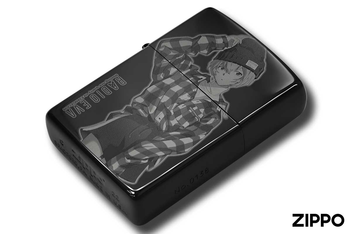 Zippo ジッポー エヴァンゲリオン 10周年記念 ラジオエヴァ キャラ アニメ RADIO EVA 10th 2nd ANNIVERSARY シリアル番号 オフィシャルライセンス品 レイ