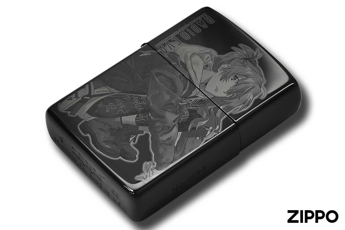 Zippo ジッポー エヴァンゲリオン 10周年記念 ラジオエヴァ キャラ アニメ RADIO EVA 10th 2nd ANNIVERSARY シリアル番号 オフィシャルライセンス品 アスカ