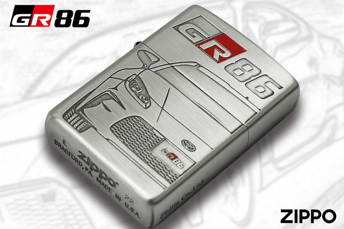 Zippo ジッポー GR86 トヨタ 自動車 スポーツカー TOYOTA OFFICIAL LICENSED PRODUCT オフィシャルライセンス品 GR86
