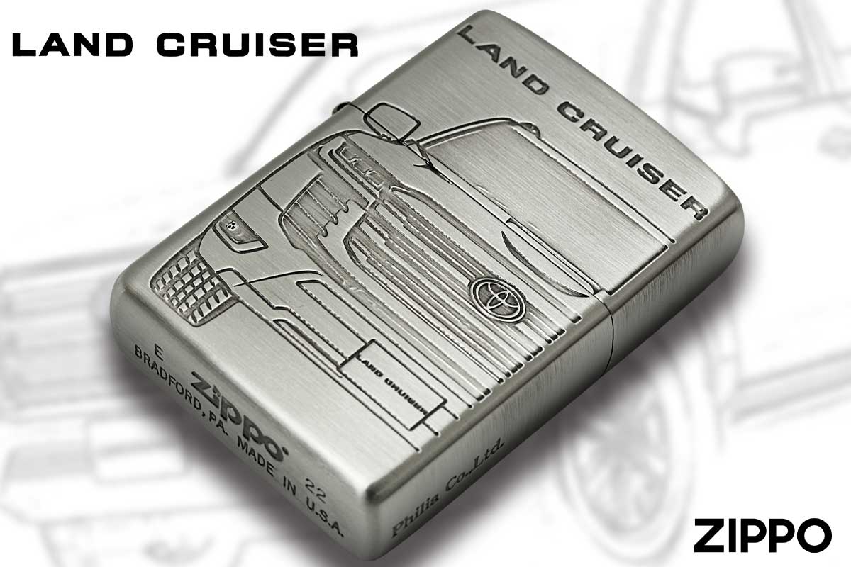 Zippo ジッポー ランクル ランドクルーザー トヨタ 自動車 SUV LAND CRUISER TOYOTA OFFICIAL LICENSED PRODUCT オフィシャルライセンス品 LAND CRUISER