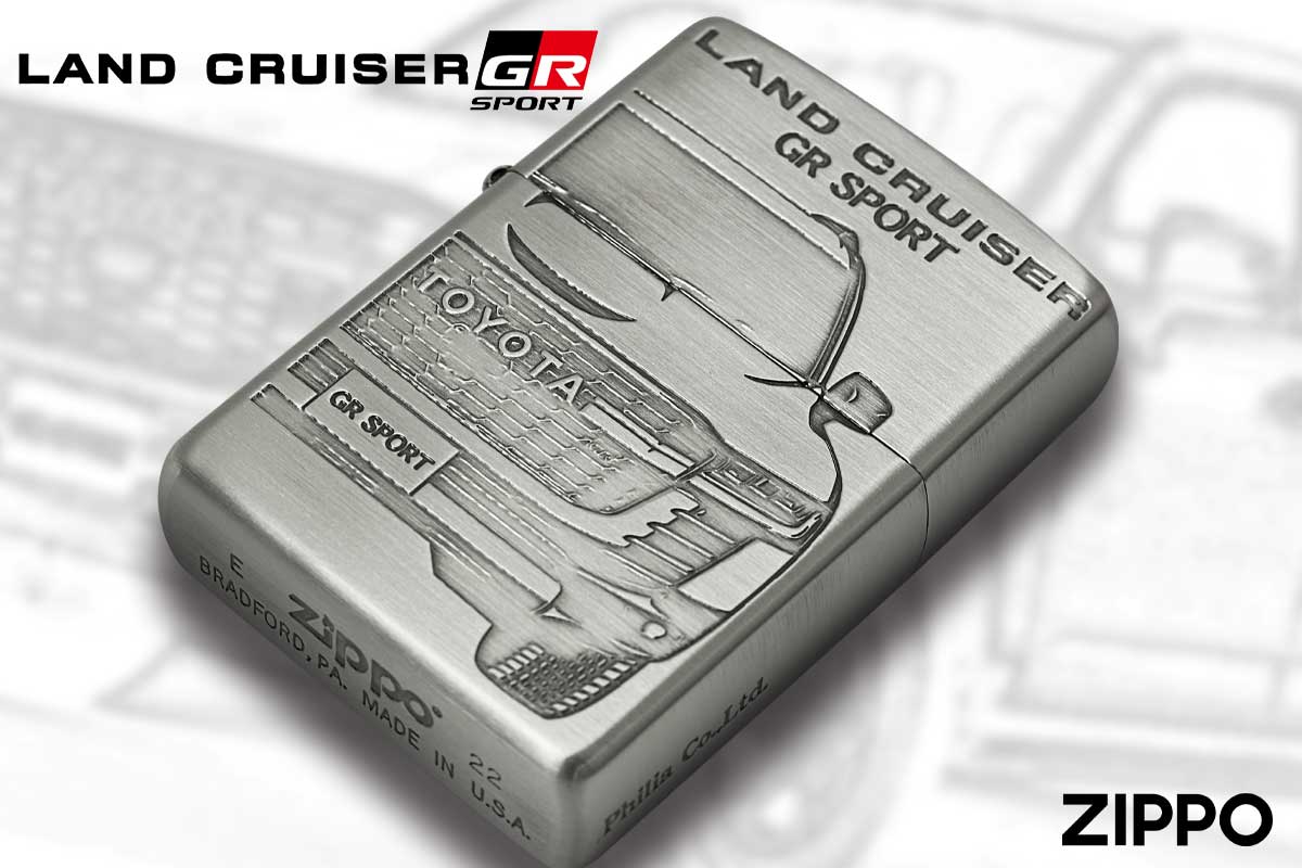 Zippo ジッポー ランクル ランドクルーザー GR SPORT トヨタ 自動車 SUV LAND CRUISER TOYOTA OFFICIAL LICENSED PRODUCT オフィシャルライセンス品 LAND CRUISER GR SPORT