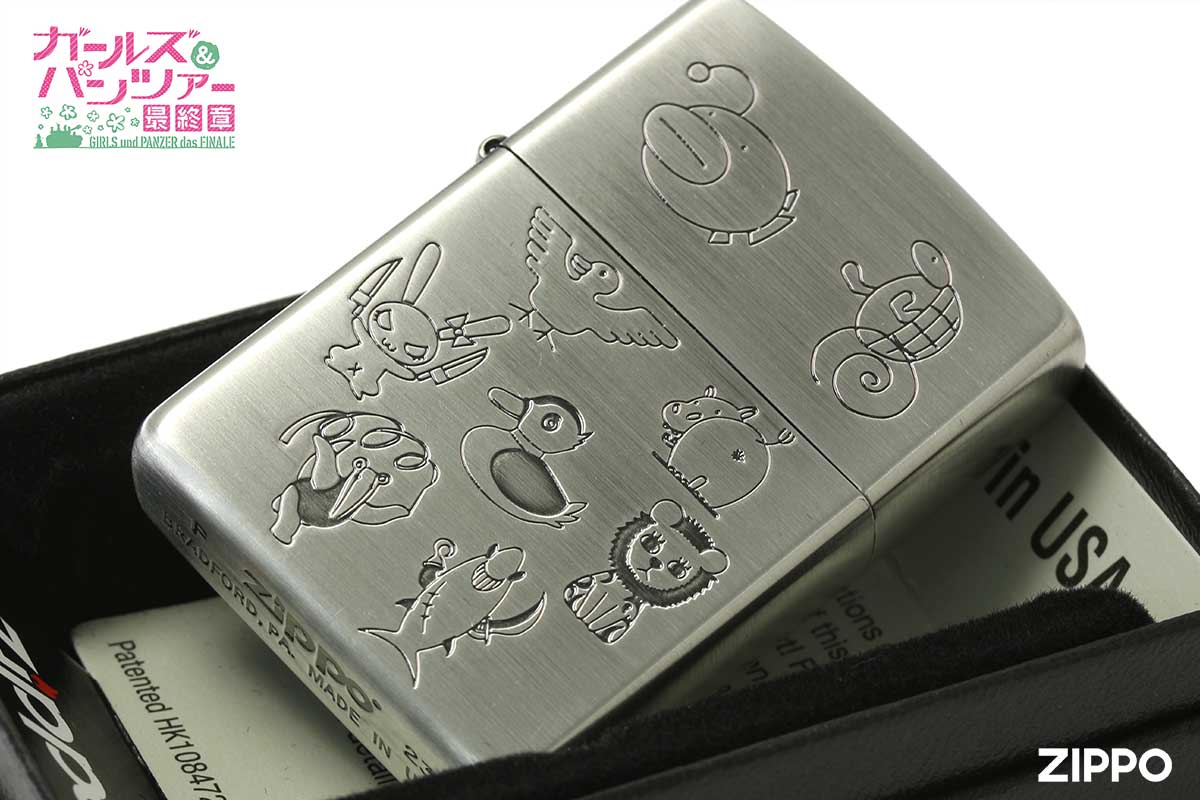 Zippo ジッポー ガルパン ガールズ&パンツァー 最終章 キャラ アニメ パチンコ パチスロ オフィシャルライセンス品 大洗女子学園チームマーク