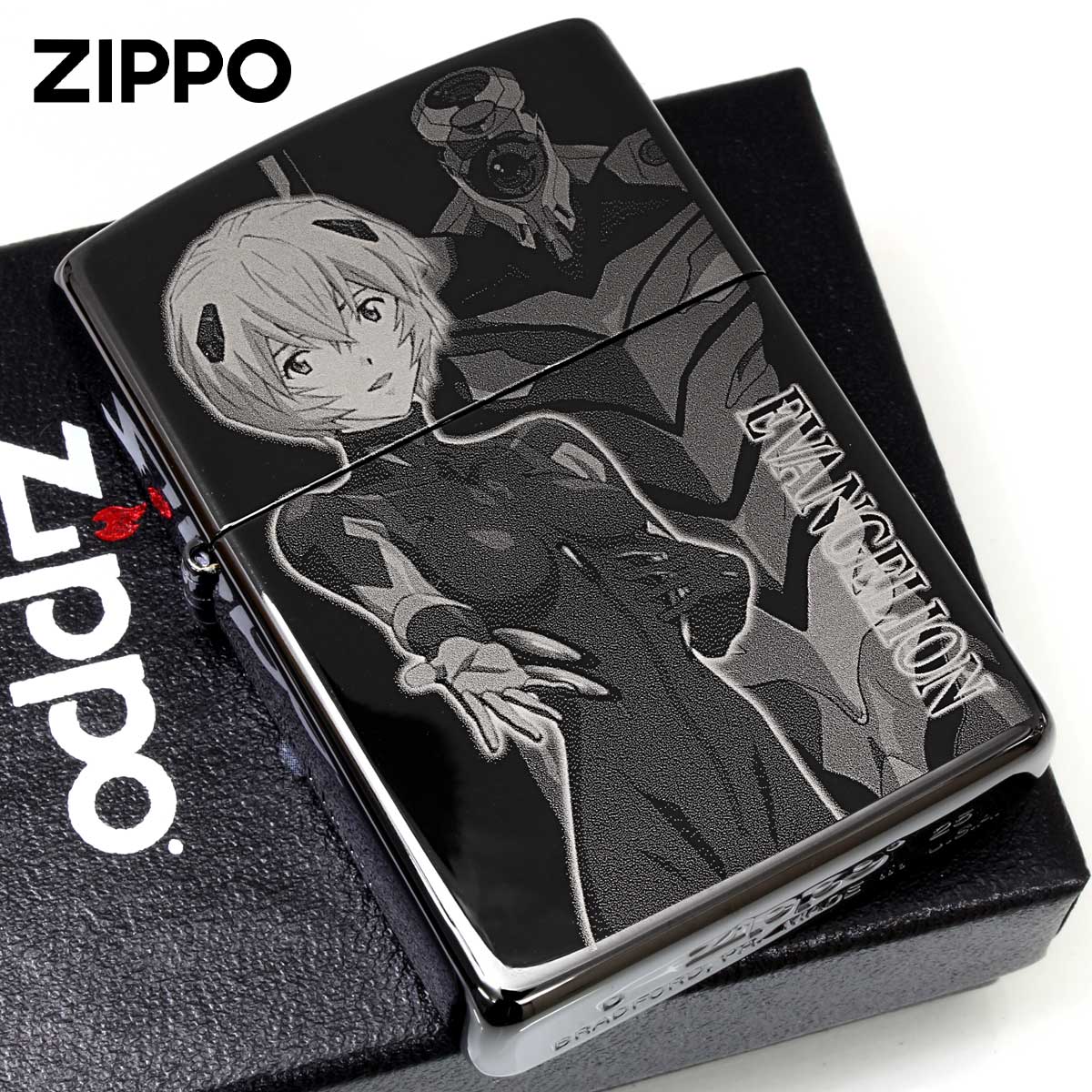 Zippo ジッポー EVANGELION エヴァンゲリオン 新劇場版 アヤナミレイ（仮称） シリアル番号 オフィシャルライセンス品 Mark.09
