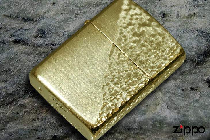 Zippo ジッポー アーマ ハンマートーンハーフ GD（1201S534）