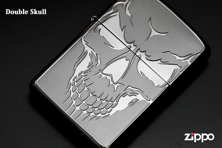 Zippo ジッポー ダブルスカル BK(1201S487)