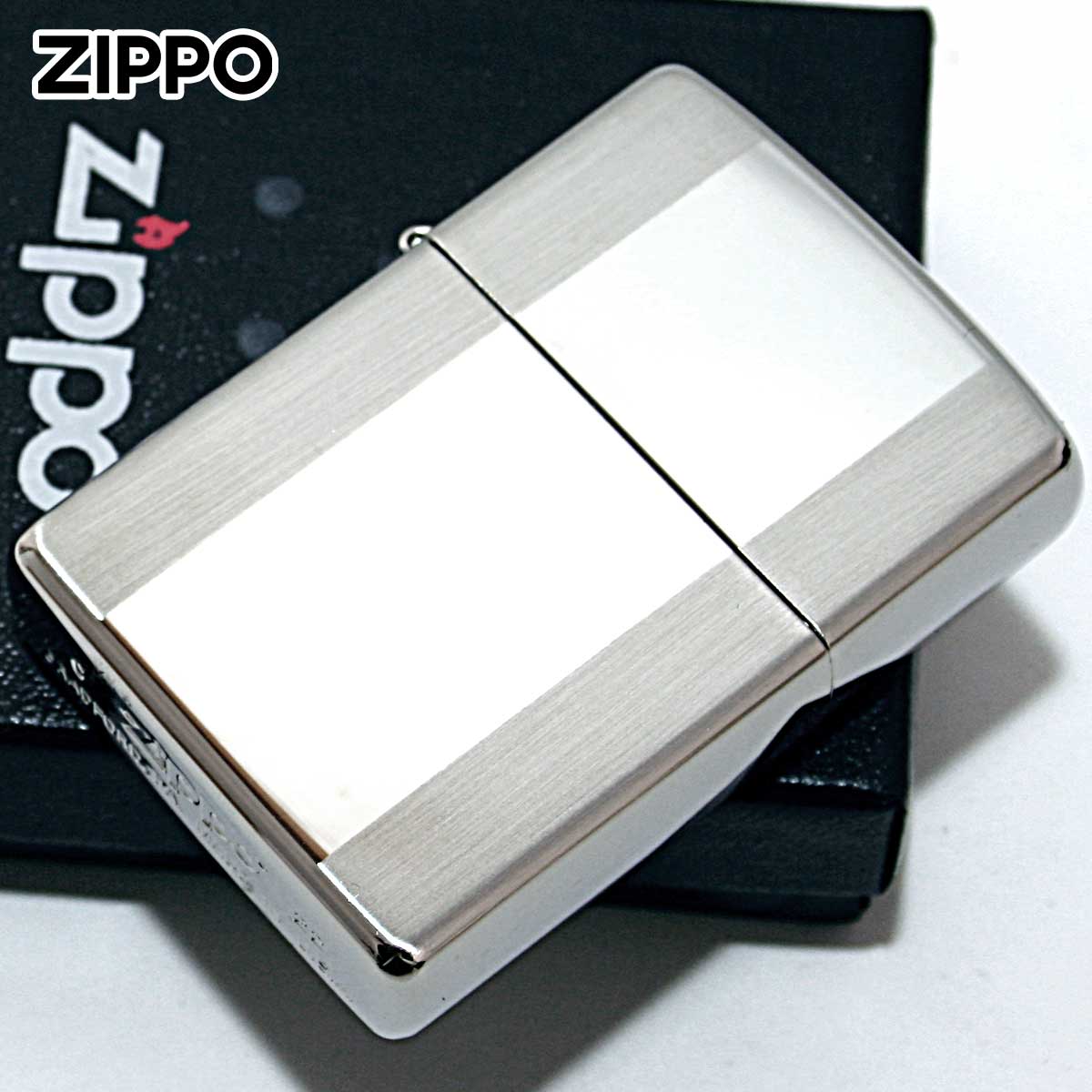 Zippo ジッポー スタンダードライン サテーナ ポリッシュ シルバー Standard line 1201S267 メール便可