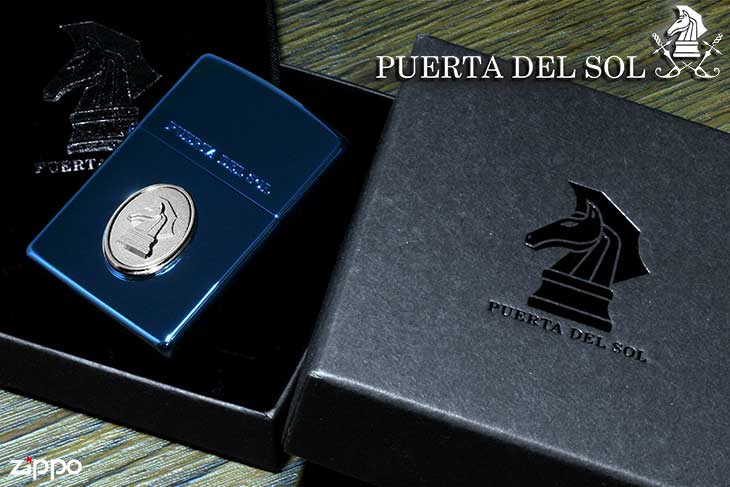 Zippo ジッポー PUERTA DEL SOL プエルタデルソル ナイトメタル BL PU ZP0005