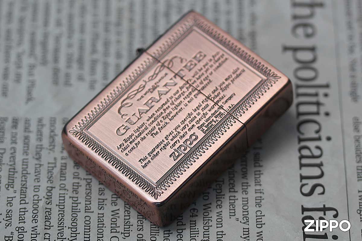 Zippo ジッポー 1935レプリカ GUARANTEE ギャランティカッパー CP 1201S790 メール便可