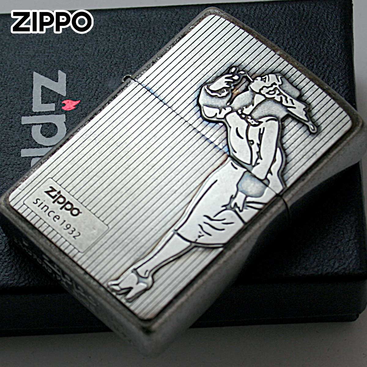 Zippo ジッポー Windy ウインディ アンテーク風 クラッシクメタル ガール CLASSIC METAL Girl 1201S867