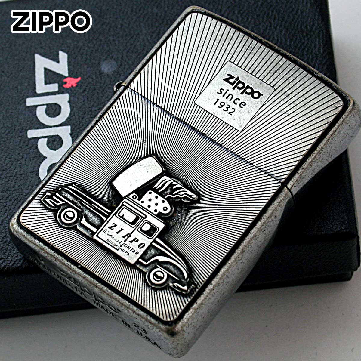 Zippo ジッポー ジッポカー アンテーク風 クラッシクメタル CLASSIC METAL Zippo Car 1201S868