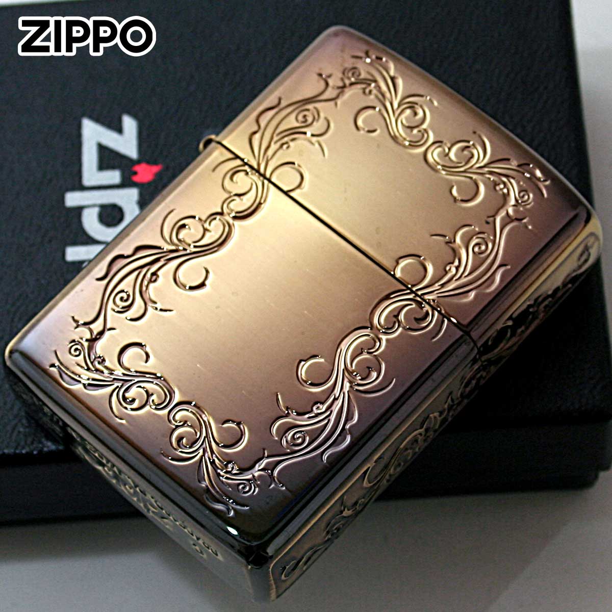 Zippo ジッポー アーマー 5面 アラベスク 唐草 アンテーク風 ブラス ARMOR 5F ARABESQUE BS 1201S874