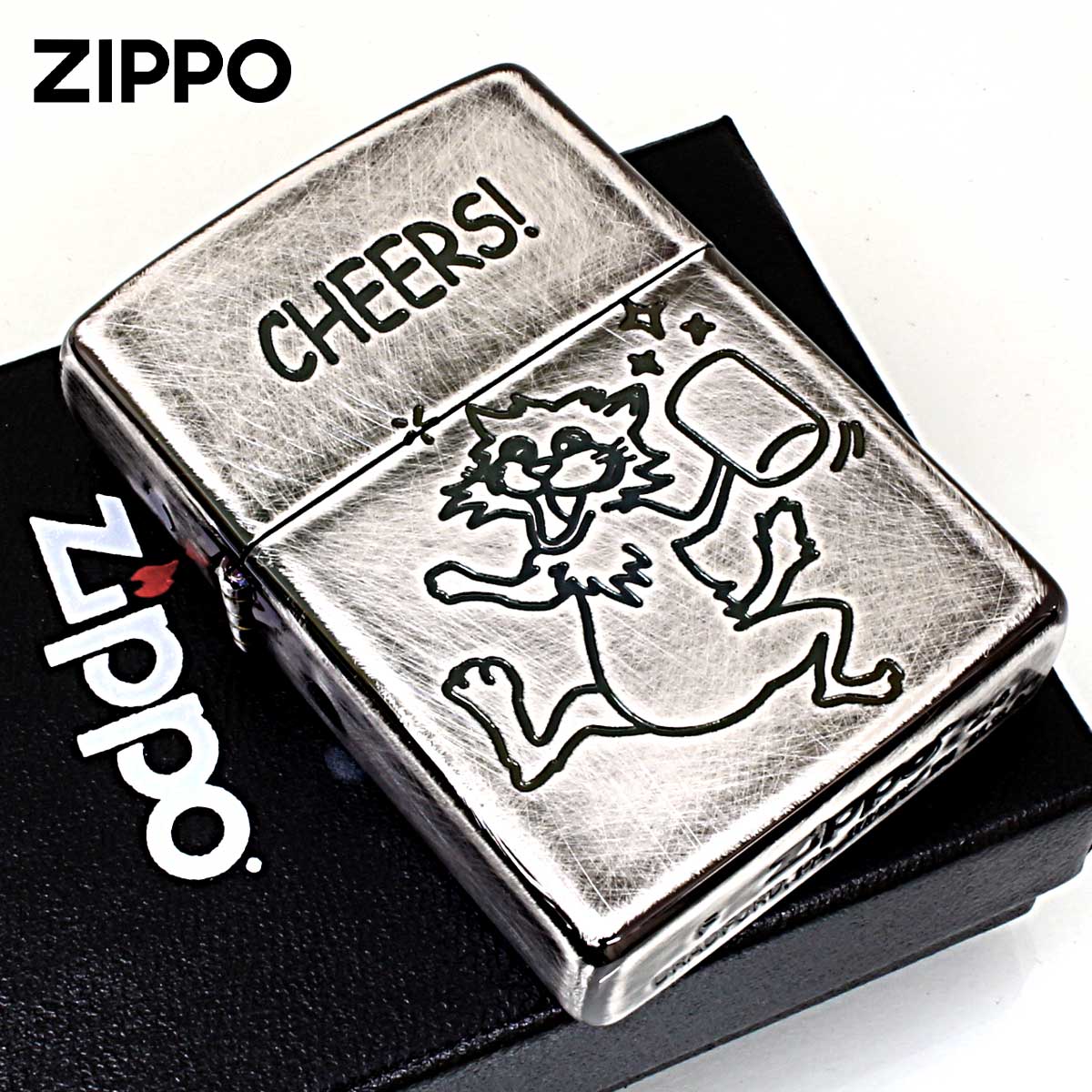 Zippo ジッポー チャーリー パリチャ チアーズ cheers 乾杯 1201S902