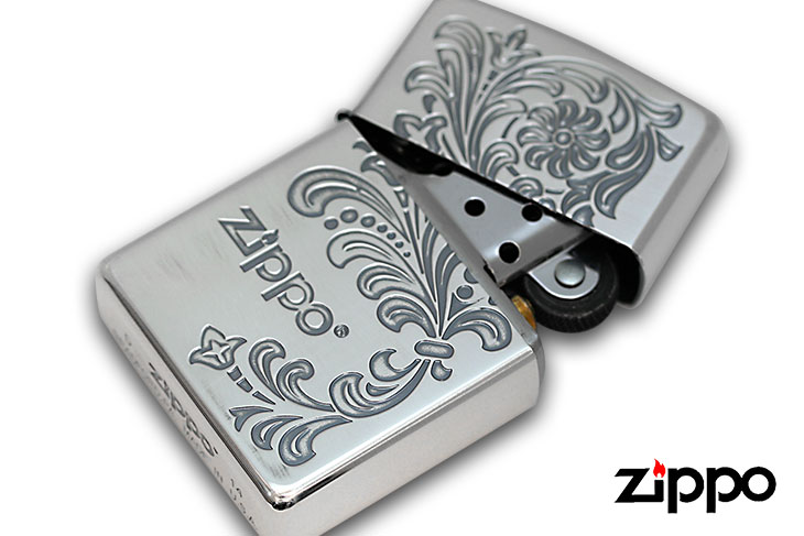 Zippo ジッポー Arabesque アラベスク 唐草 SW 唐草両面#1 メール便可