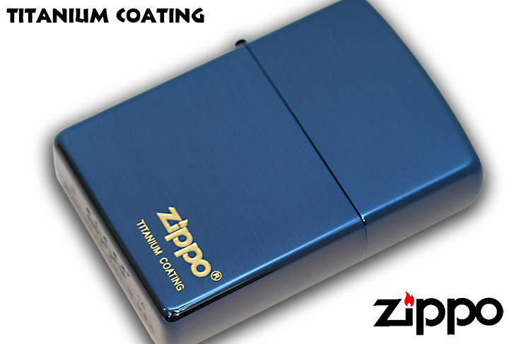 Zippo ジッポー Titanium Coating THB（ブルー）