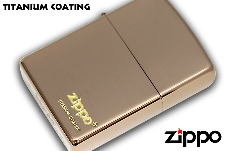 Zippo ジッポー Titanium Coating THG(ブラウン)