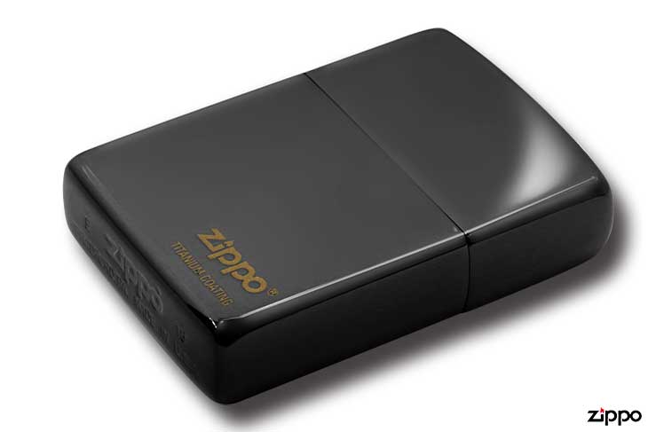 Zippo ジッポー TITANIUM COATING チタニュームコーティング #200 黒チタン #EG